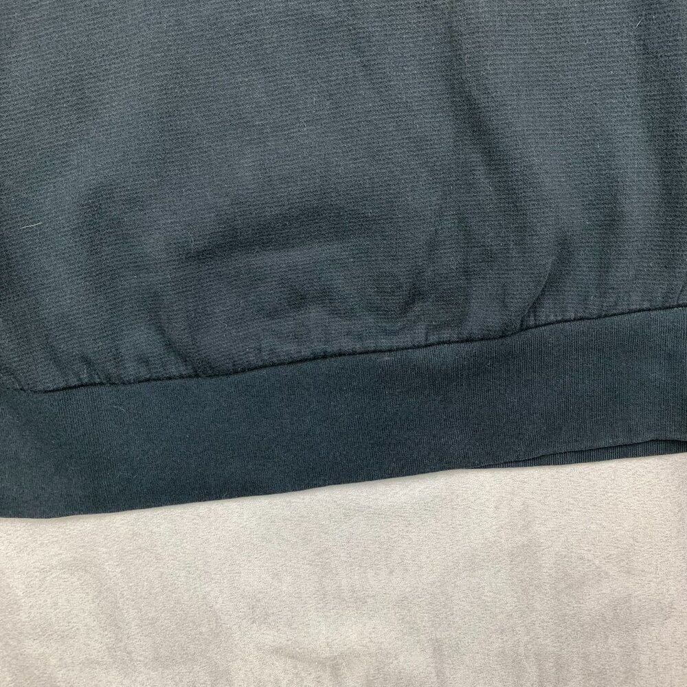Diesel Loungewear Mens Sweater XL Black Gray Colorblock Crewneck Long Sleeve - Picture 4 of 9